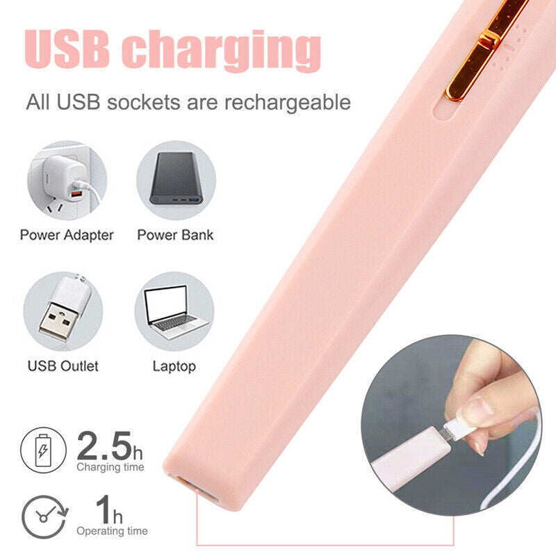 Electric Nail File Drill Portable USB Manicure Pedicure Machine Set Professional