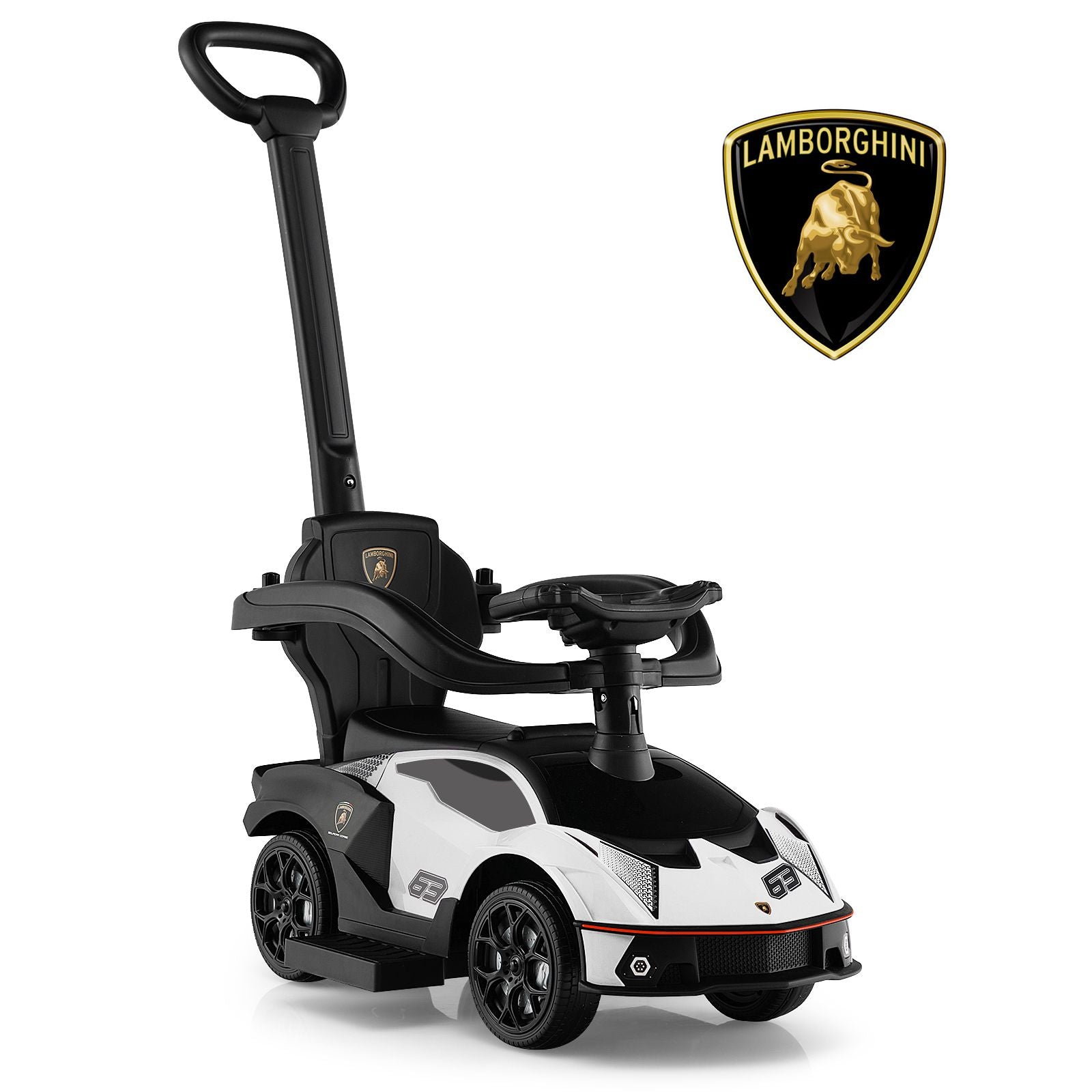 Kids Licensed Lamborghini Ride on Car with Push Handle