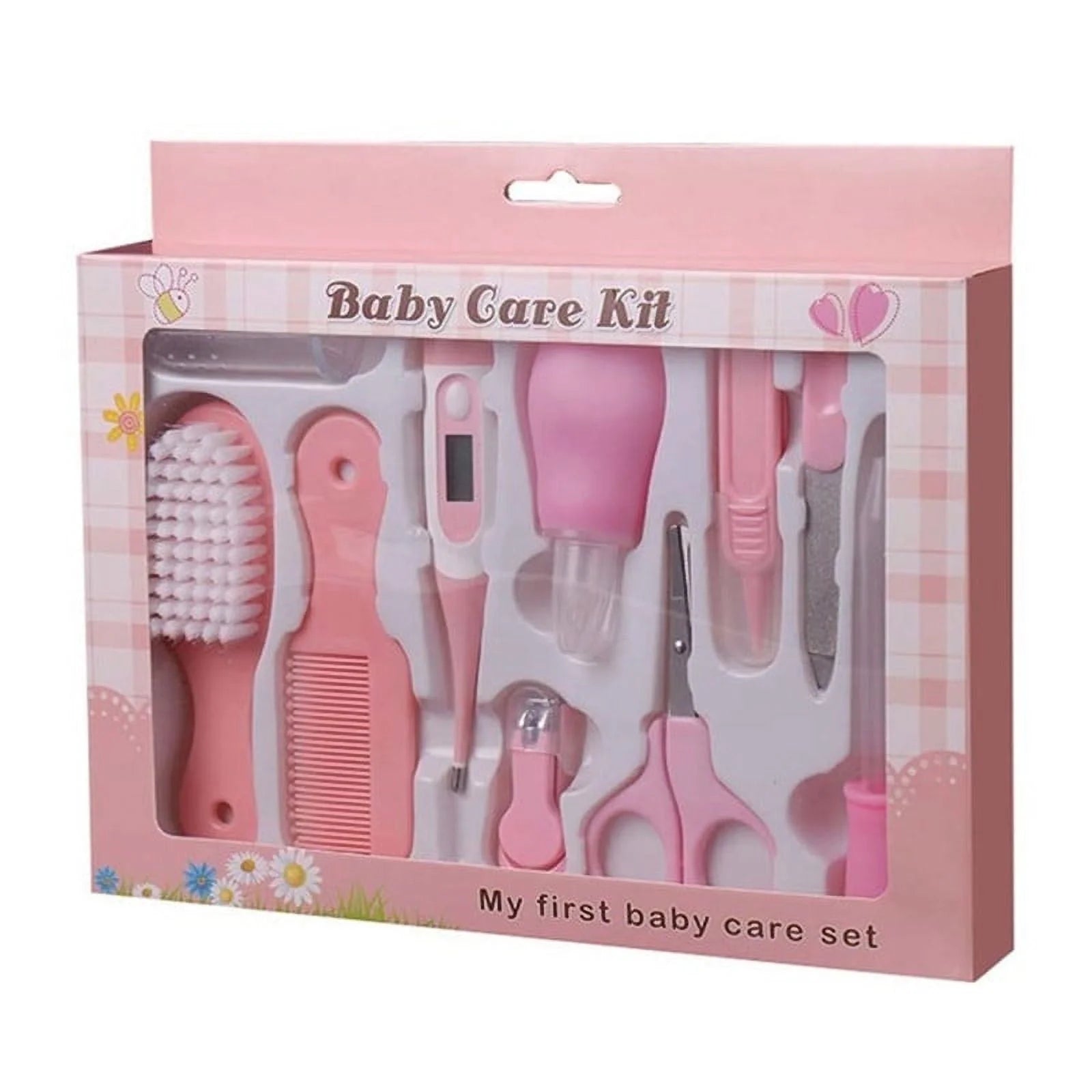 Essential 10-Piece Portable Newborn Baby Health Care & Grooming Kit