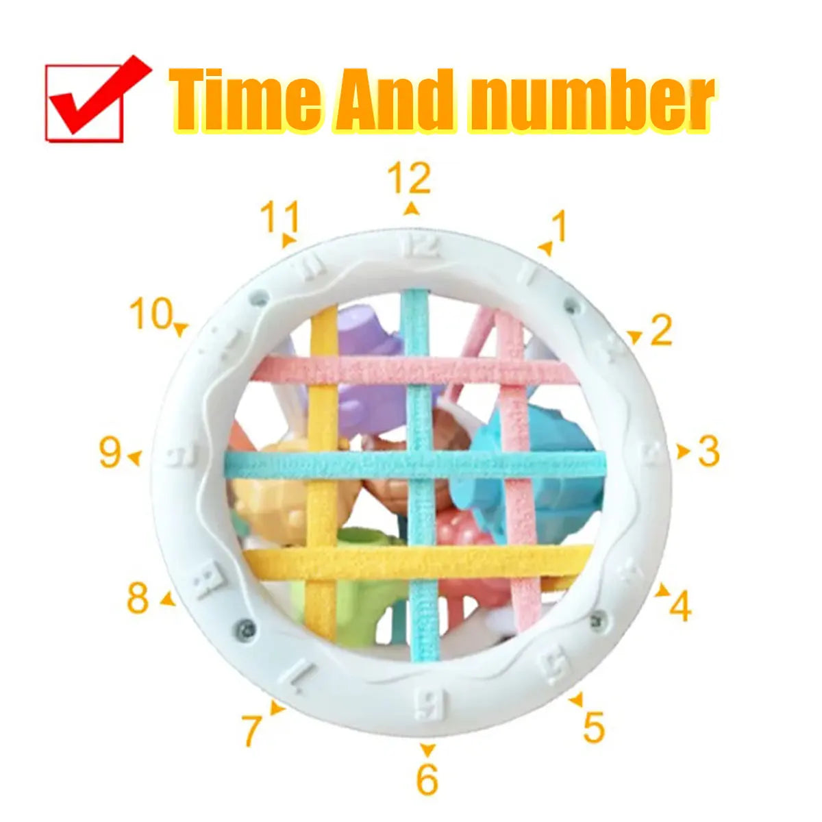 Montessori Baby Toys 18 Months Sensory Development Learning Educational Toys Colorful Blocks Sorting Game for Babies Infant