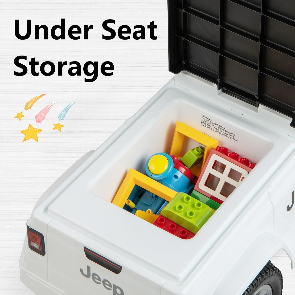 Licensed Jeep Ride on Push Car with Steering Wheel and Engine Sound for Ages 18-36 Months