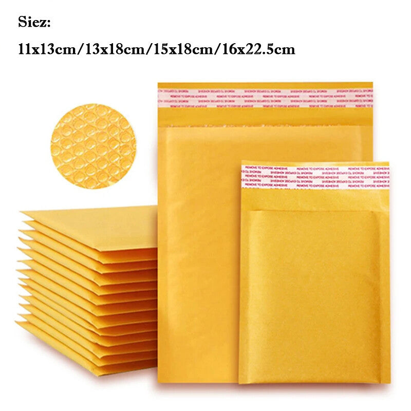 Any Size Kraft Bubble Mailers Shipping Mailing Padded Bags Envelopes Self-Seal