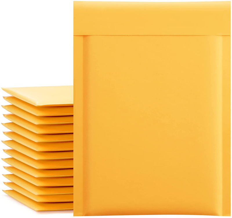 Any Size Kraft Bubble Mailers Shipping Mailing Padded Bags Envelopes Self-Seal