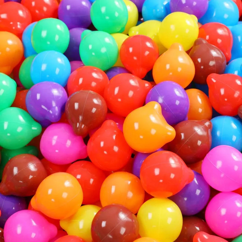 50Pcs Baby Plastic Ball Pit Balls Kids Toys Outdoor Sport Ball Eco-Friendly Water Pool Ocean Wave Balls Children Stress Air Ball