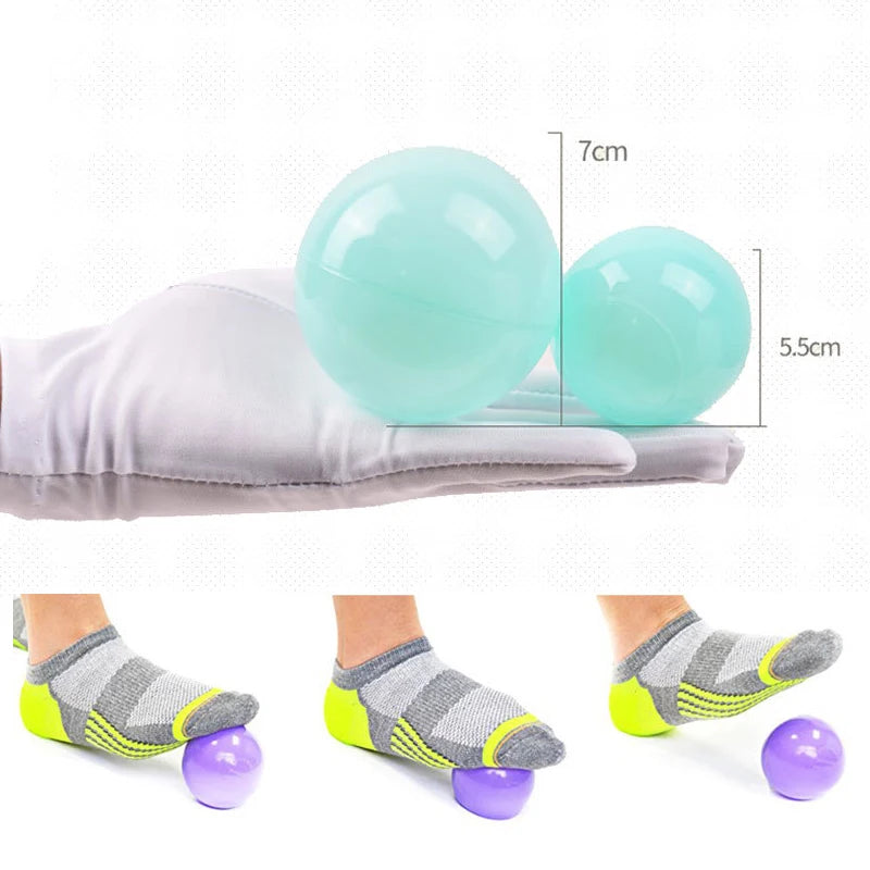 50Pcs Baby Plastic Ball Pit Balls Kids Toys Outdoor Sport Ball Eco-Friendly Water Pool Ocean Wave Balls Children Stress Air Ball
