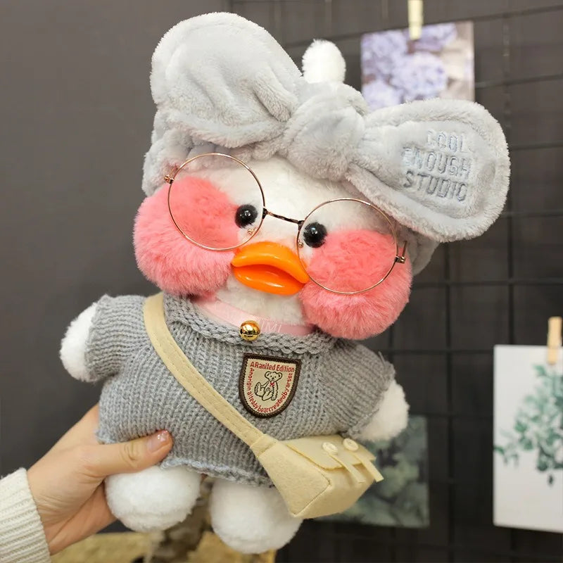 30Cm Pato Plush Lalafanfan Duck Cute Stuffed Toys Yellow Duck Hug Flifan Duck Kawaii Plushes Animal Plushies Pillow Soft Toy