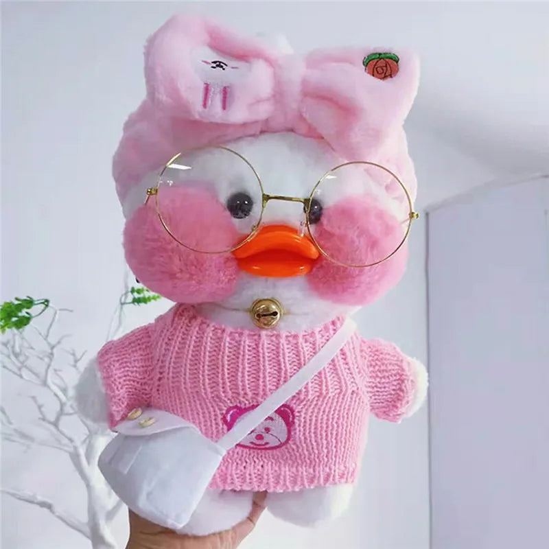 30Cm Pato Plush Lalafanfan Duck Cute Stuffed Toys Yellow Duck Hug Flifan Duck Kawaii Plushes Animal Plushies Pillow Soft Toy