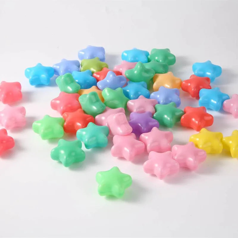 50Pcs Baby Plastic Ball Pit Balls Kids Toys Outdoor Sport Ball Eco-Friendly Water Pool Ocean Wave Balls Children Stress Air Ball