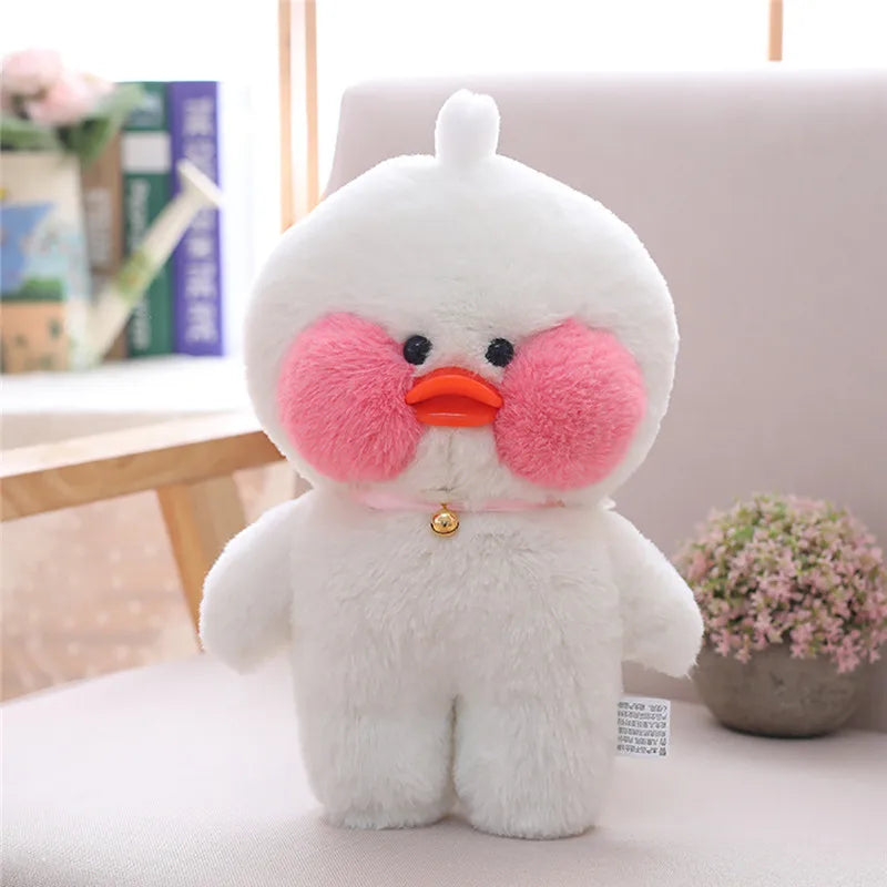 30Cm Pato Plush Lalafanfan Duck Cute Stuffed Toys Yellow Duck Hug Flifan Duck Kawaii Plushes Animal Plushies Pillow Soft Toy